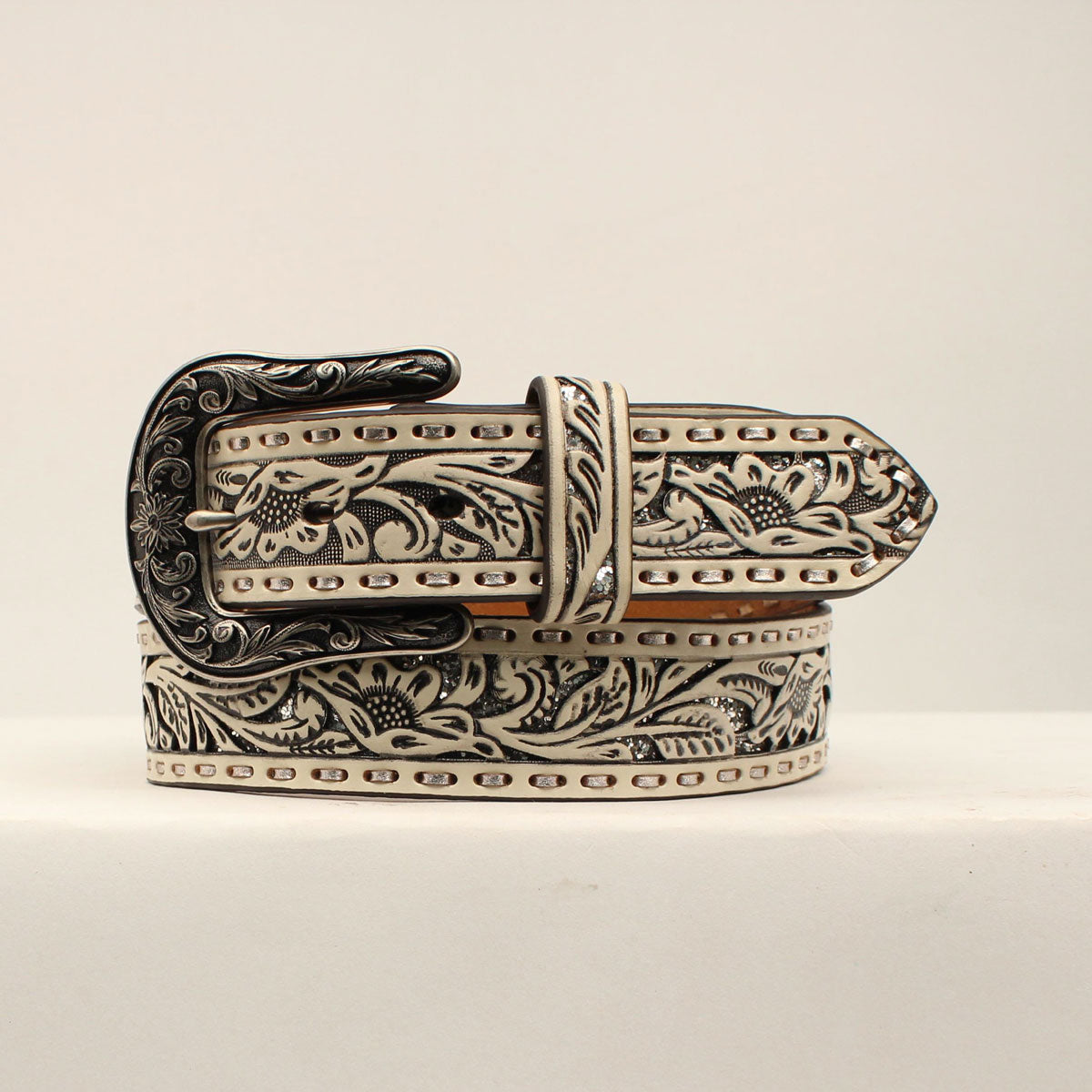 Ariat Ladies White  Belt