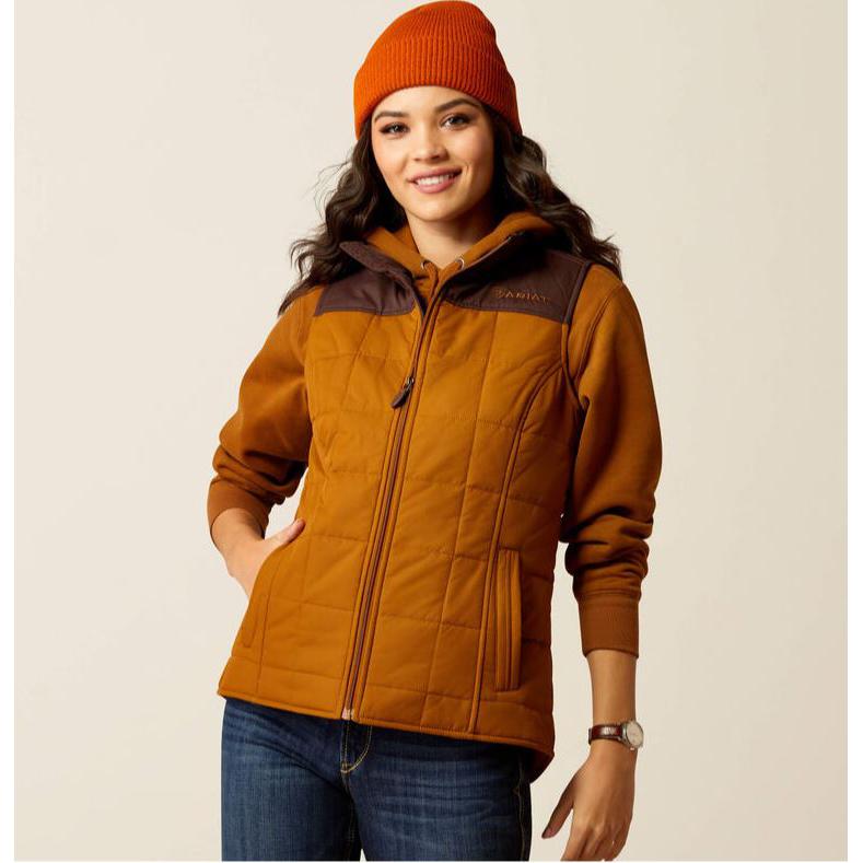 Ariat Women's Crius Insulated Jacket - Chestnut/Chocolate Plum