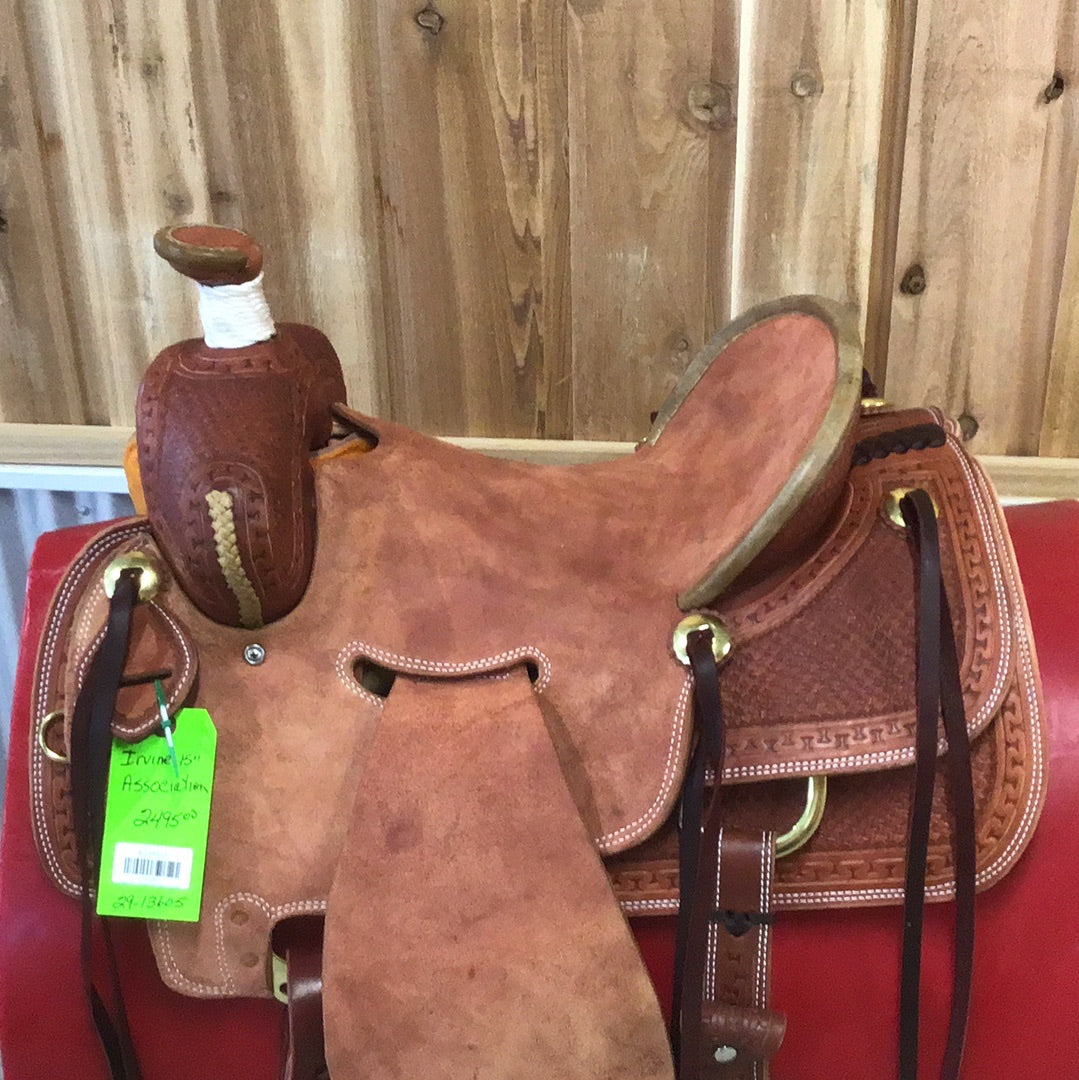 Irvine 15"   Association Ranch Saddle
