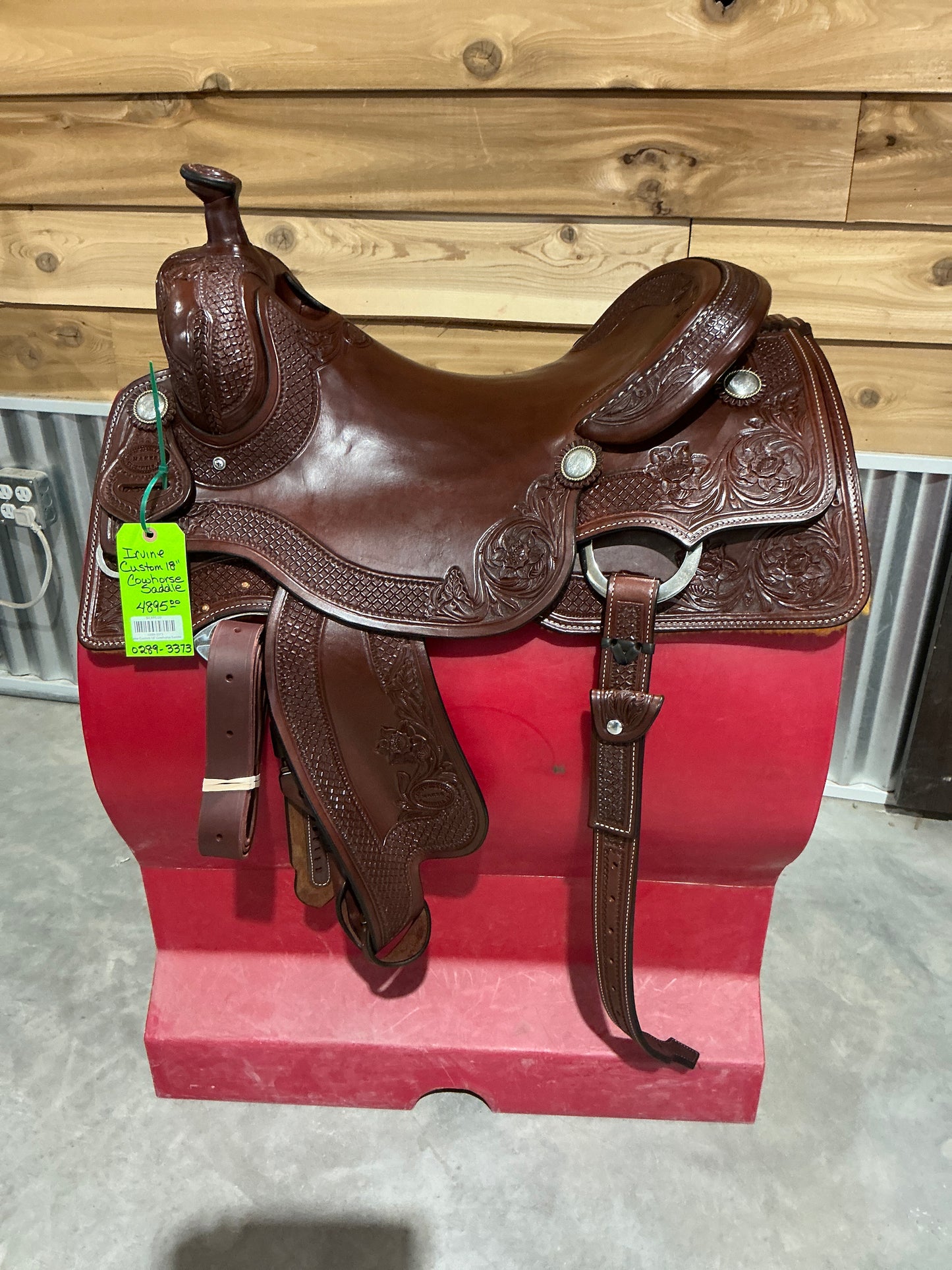 Irvine Custom 18" Cowhorse Saddle