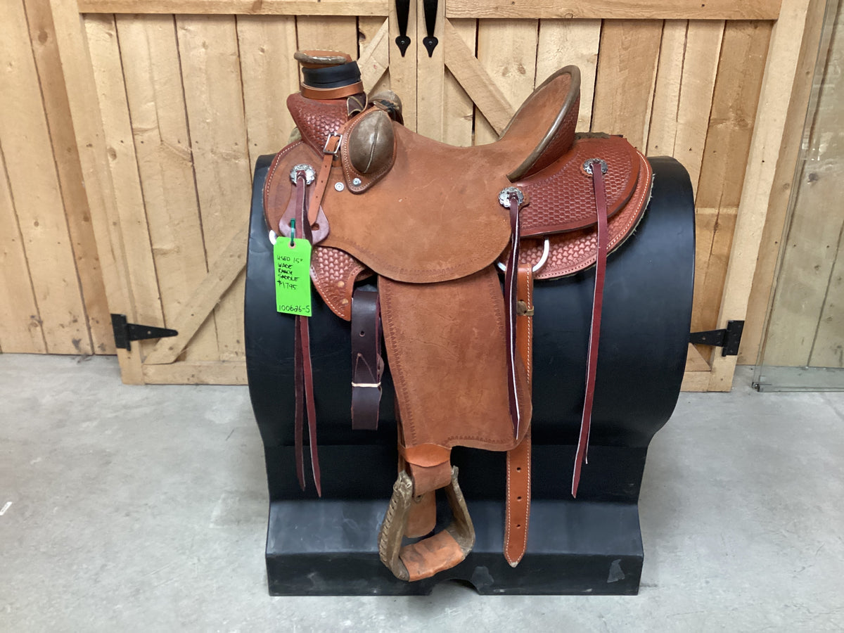 Used 15” Wade Ranch Saddle