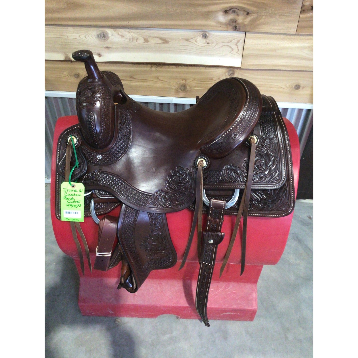 Irvine Custom 16" Ranch Cutting Saddle