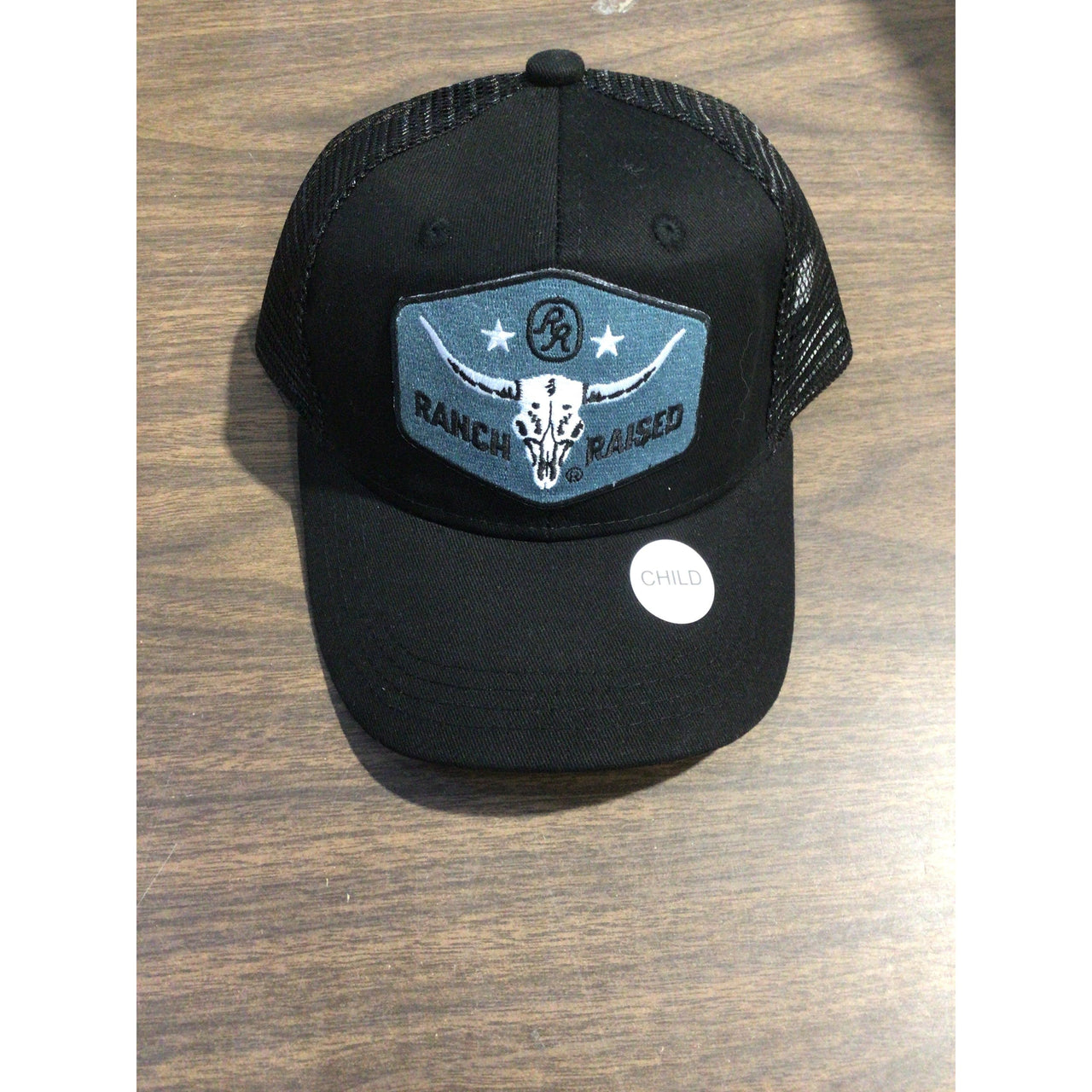 Ranch Raised Youth  Hat- Black