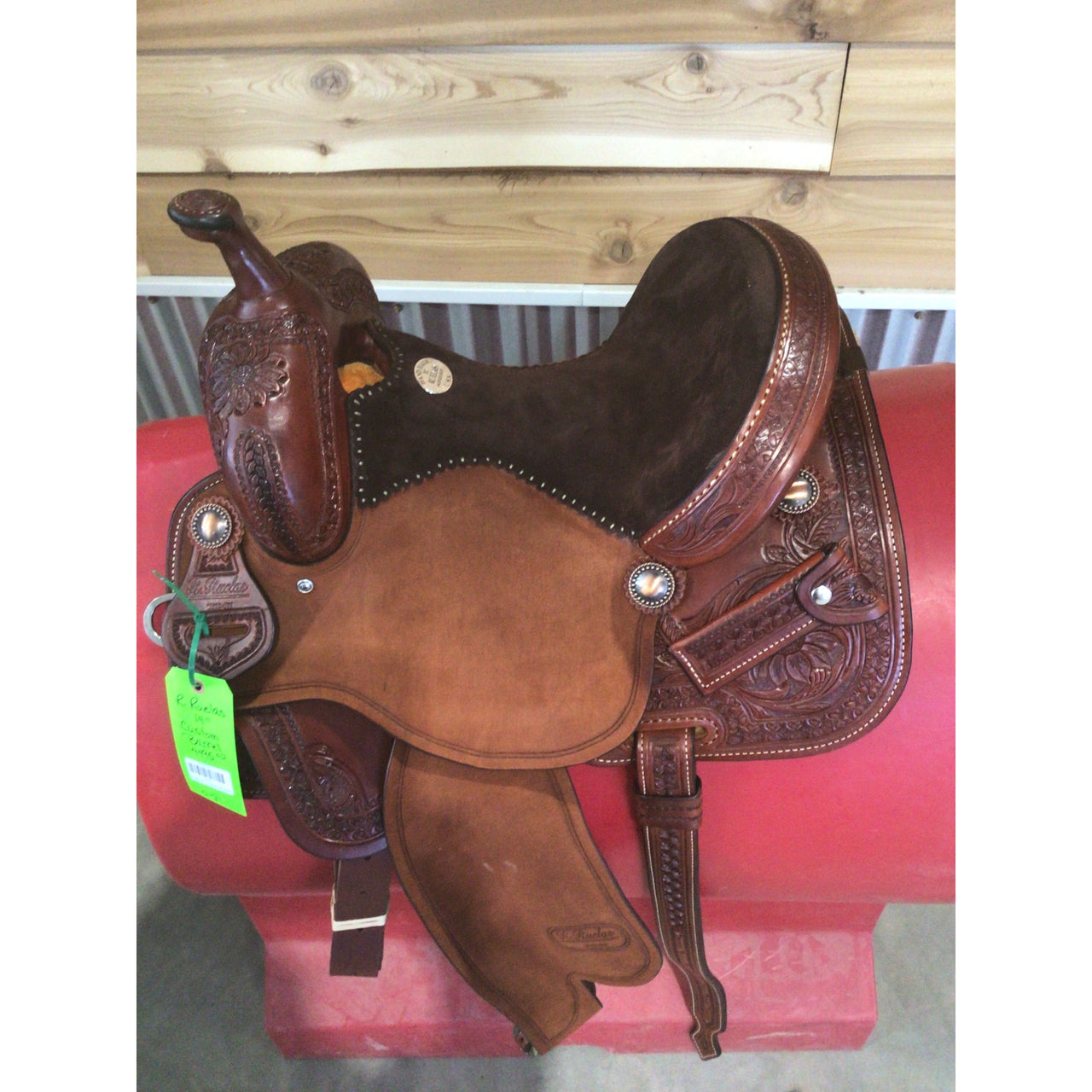 R. Ruelas 14" Custom Barrel Saddle