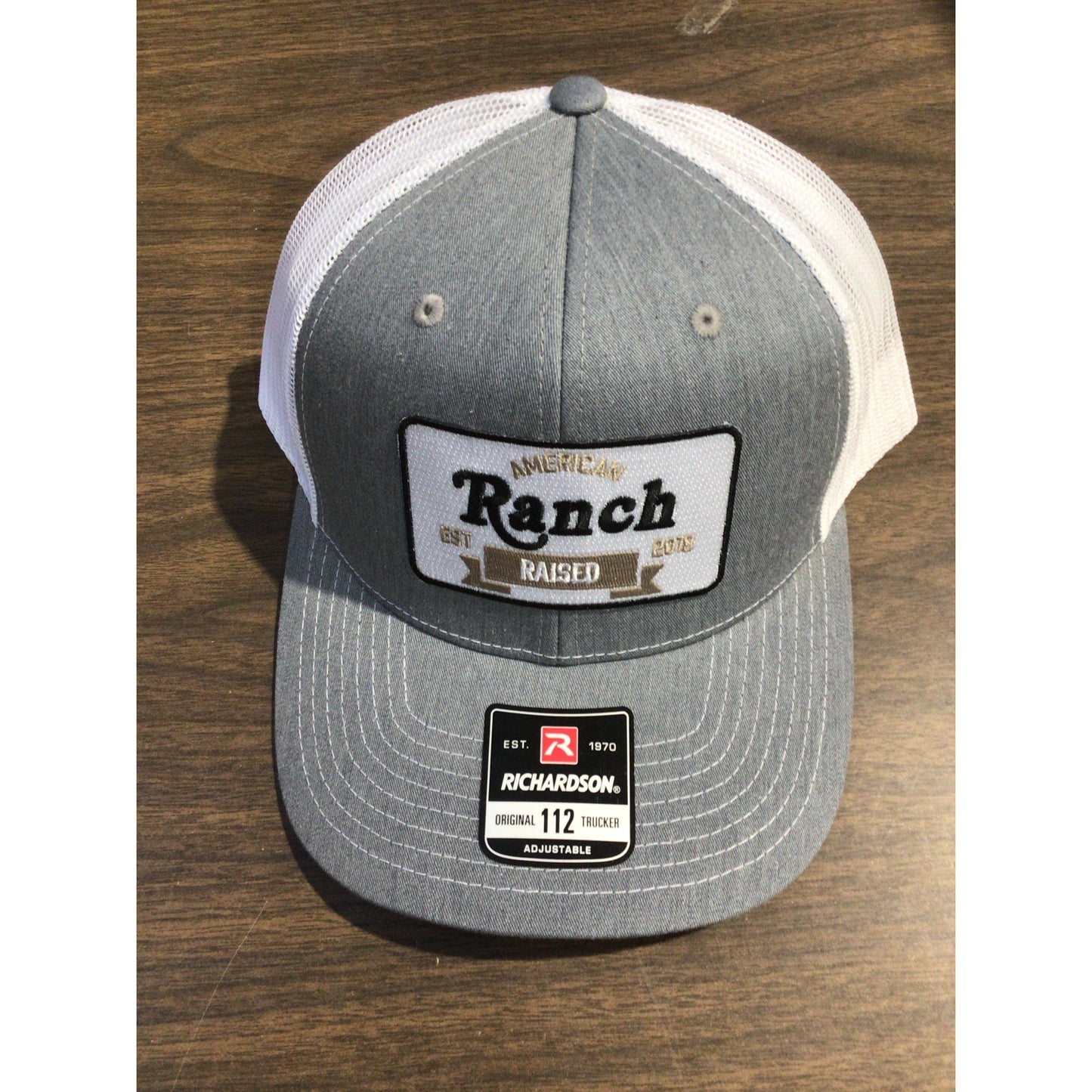Ranch Raised Hat- Grey