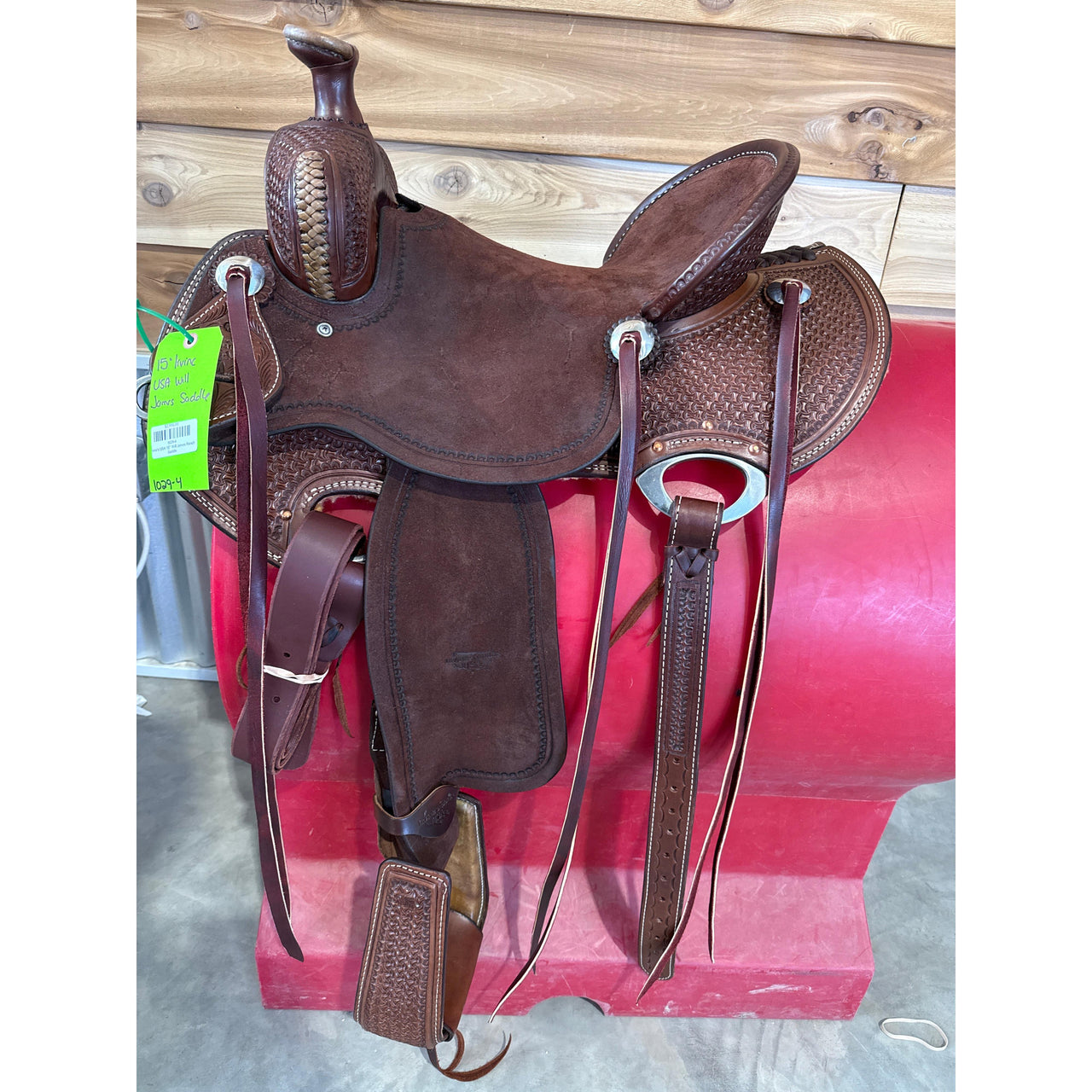 Irvine's USA 15"  Will James Ranch Saddle