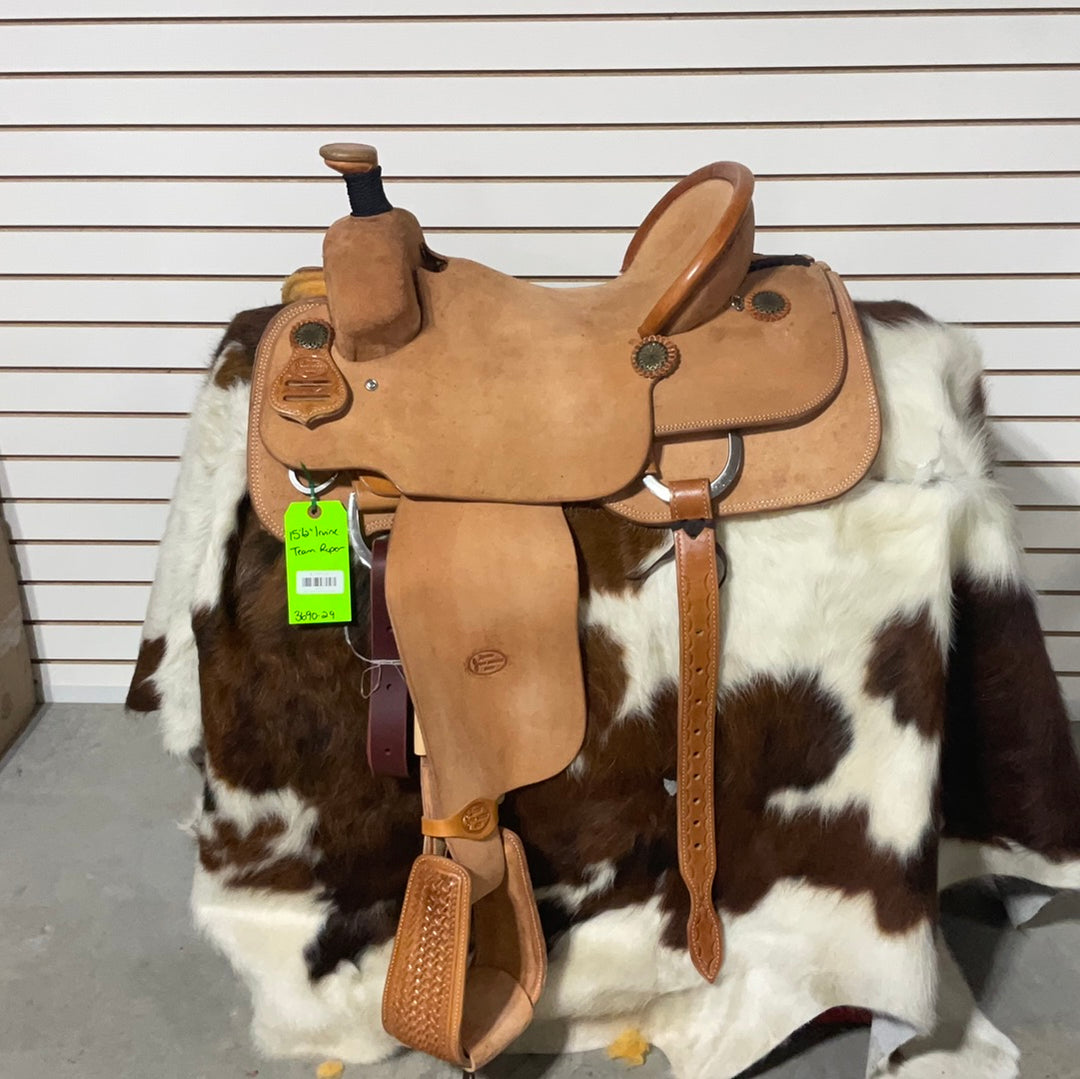 Irvine 15.5" Team Roping Saddle