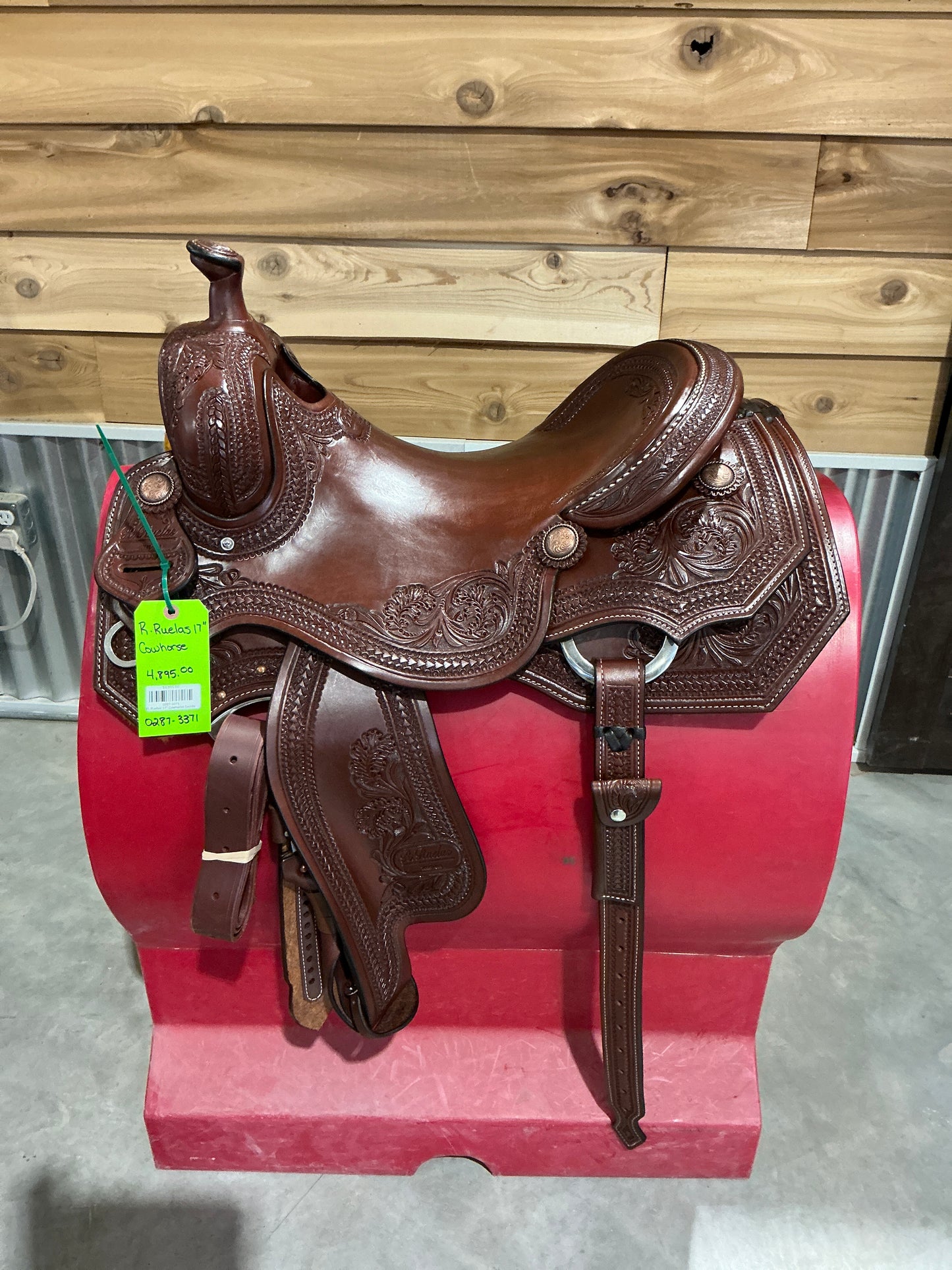 R. Ruelas 17" Cowhorse Saddle