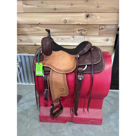 Irvine 15.5" Pro Ranch Cutter-Heavy Oil Padded Seat