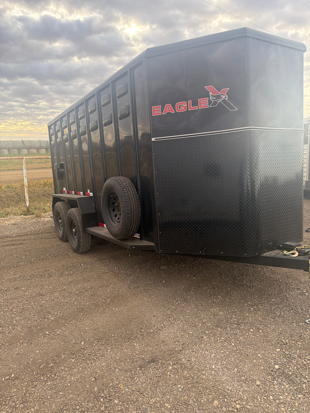 2027 Eagle X 16' x 6'8" Steel Livestock Bumper Pull Trailer