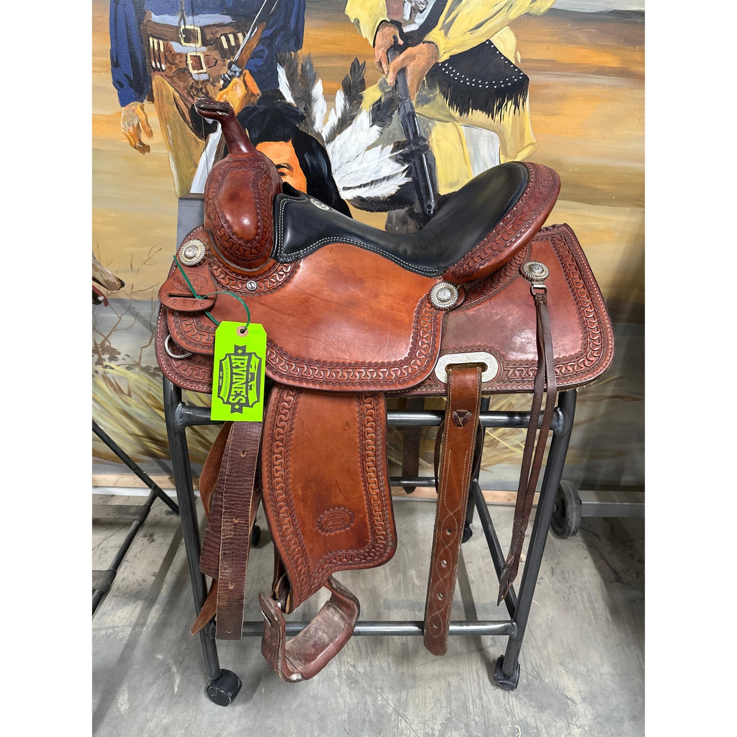 Used 15" BIlly Cook Trail Saddle