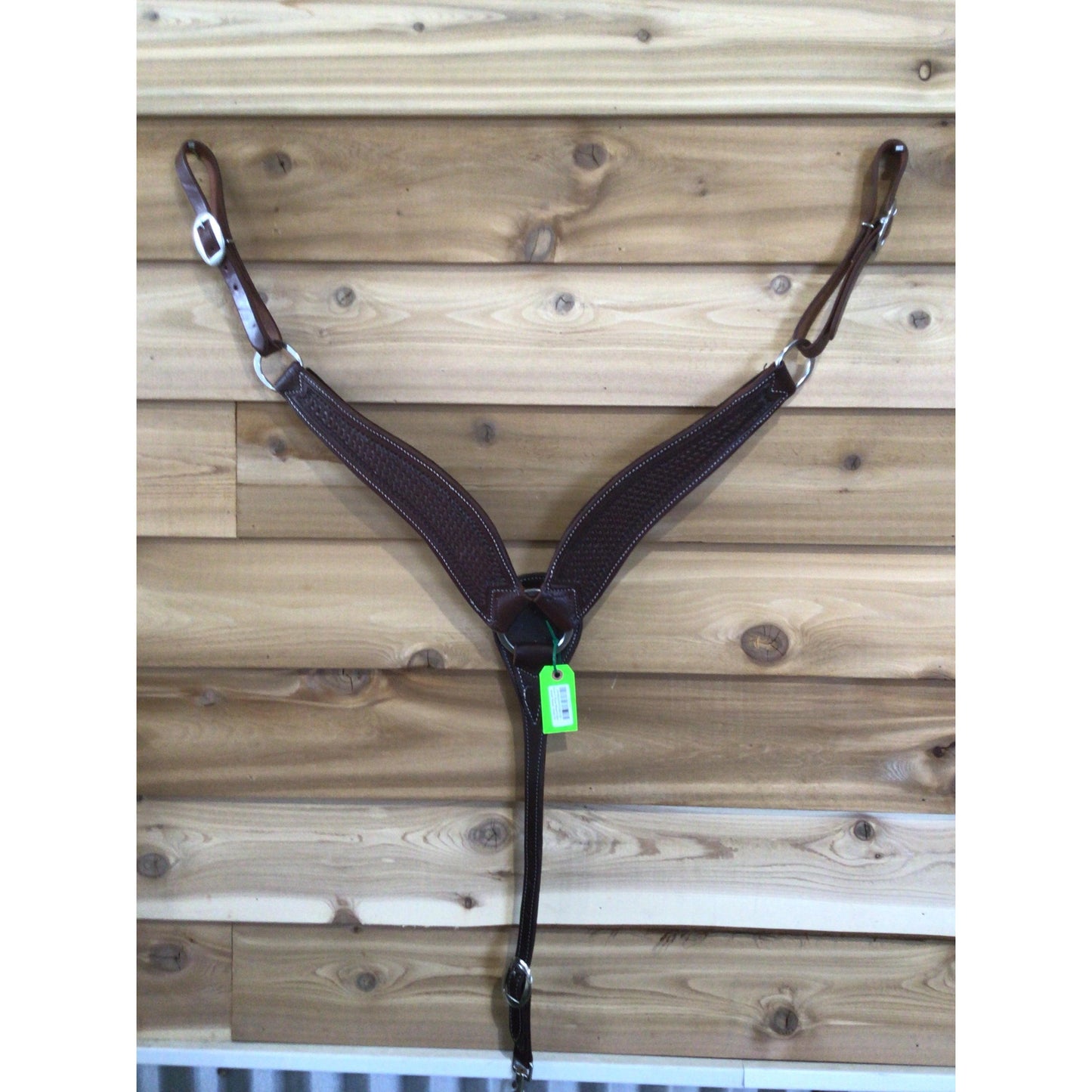 Irvine 3" Roper Breast Collar - Basket Weave