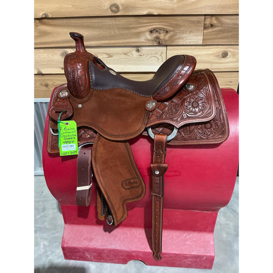 R. Ruelas Custom 14.5" Cowhorse Saddle