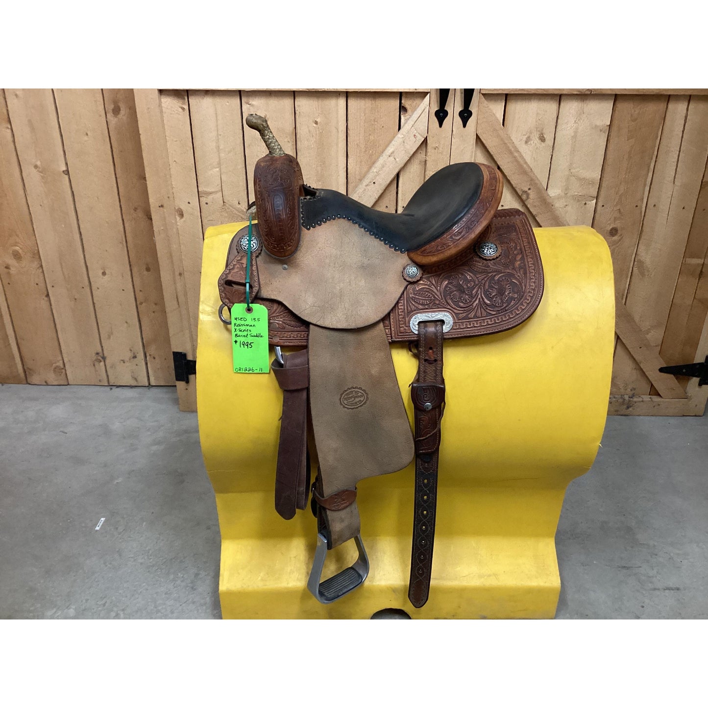 Used 13.5 Reinsman x-Series Barrel Saddle