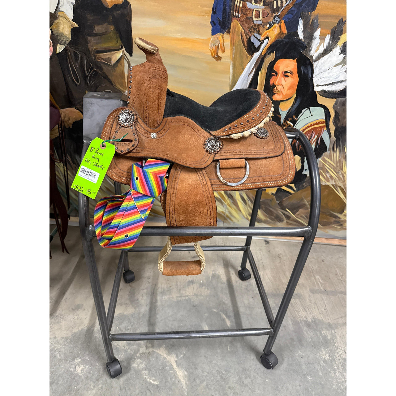 8" Used Royal King Pony Saddle