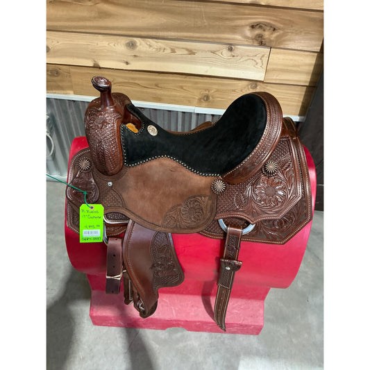 R. Ruelas 17" Cowhorse Saddle