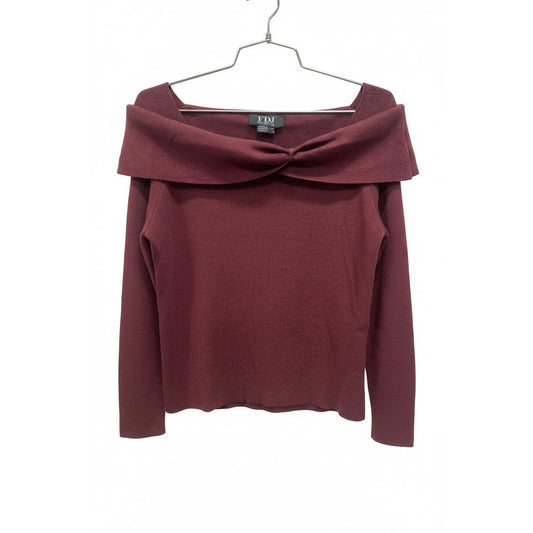 FDJ Women's Off the Shoulder Long Sleeve Sweater - Multiple Colours