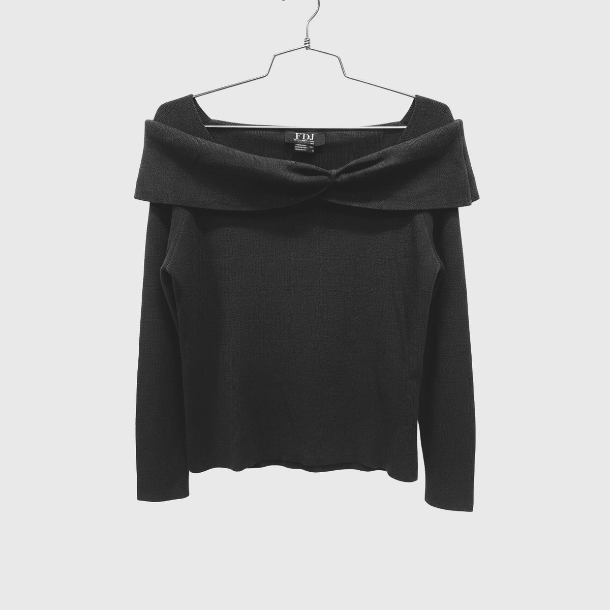FDJ Women's Off the Shoulder Long Sleeve Sweater - Multiple Colours