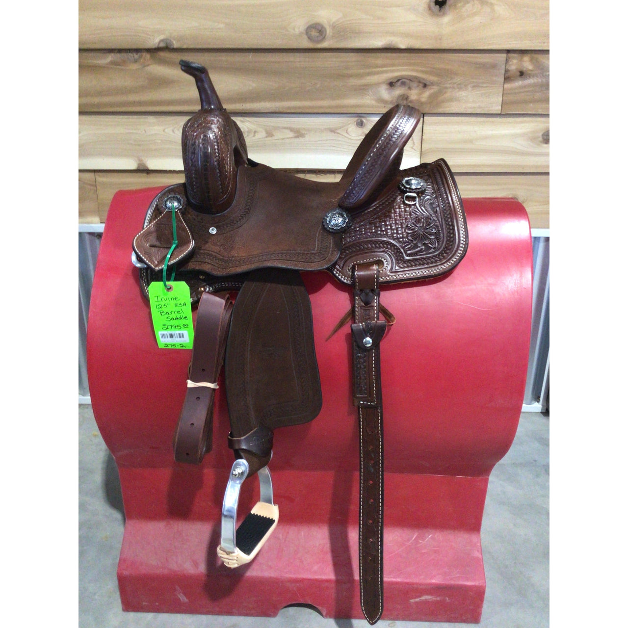 Irvine's 12.5"USA  Barrel Saddle