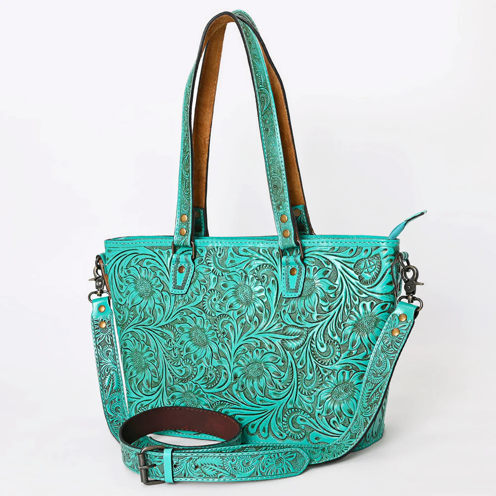 American Darling Leather Purse - Turquoise