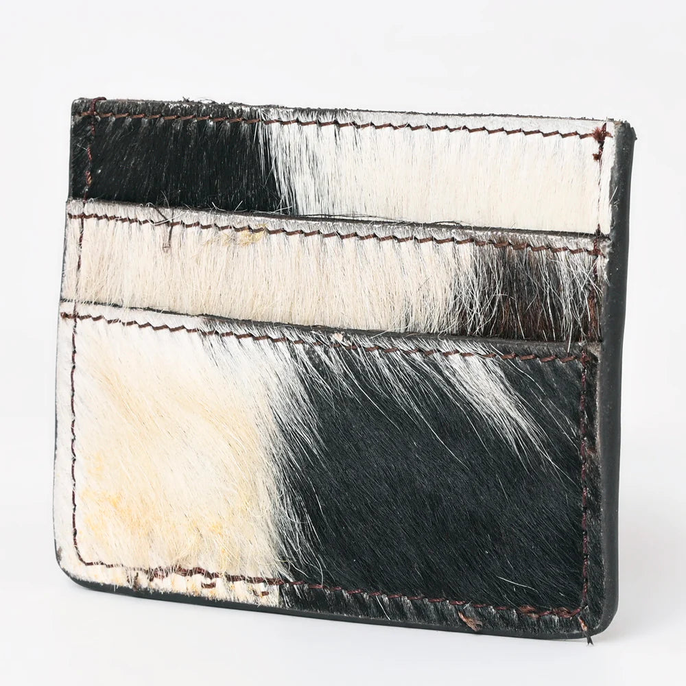 American Darling Leather Card Wallet - Hair On