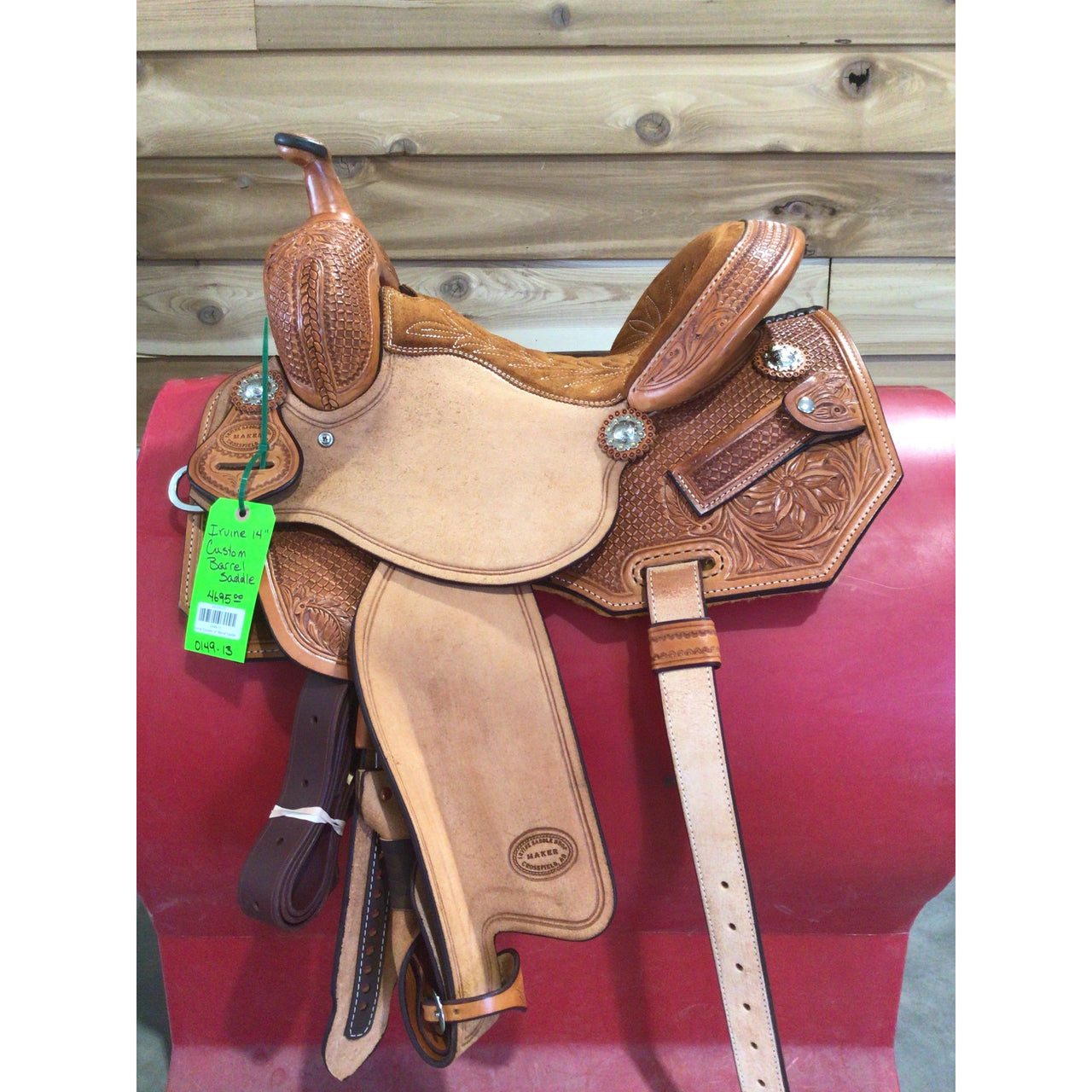 Irvine Custom 14" Barrel Saddle