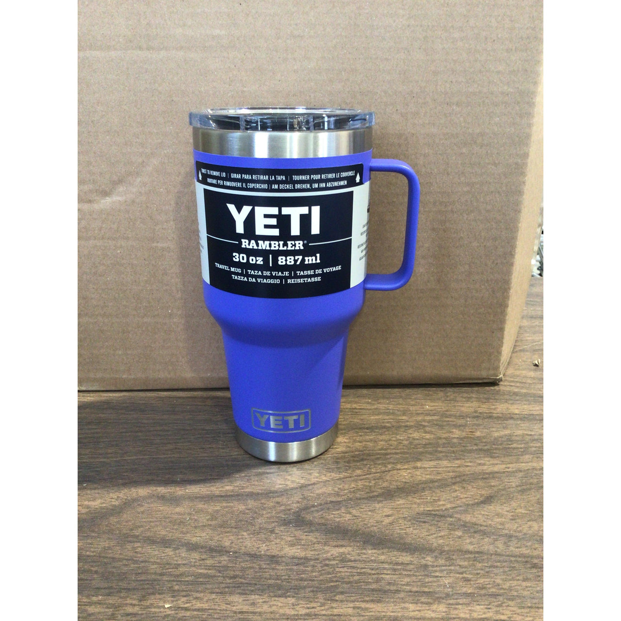 Yeti Rambler 887ml Travel Mug w/Stronghold Lid - Ultramarine Violet