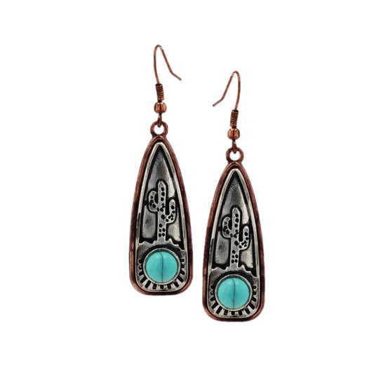 Montana Silversmith Southwest Skyline Turquoise Earrings