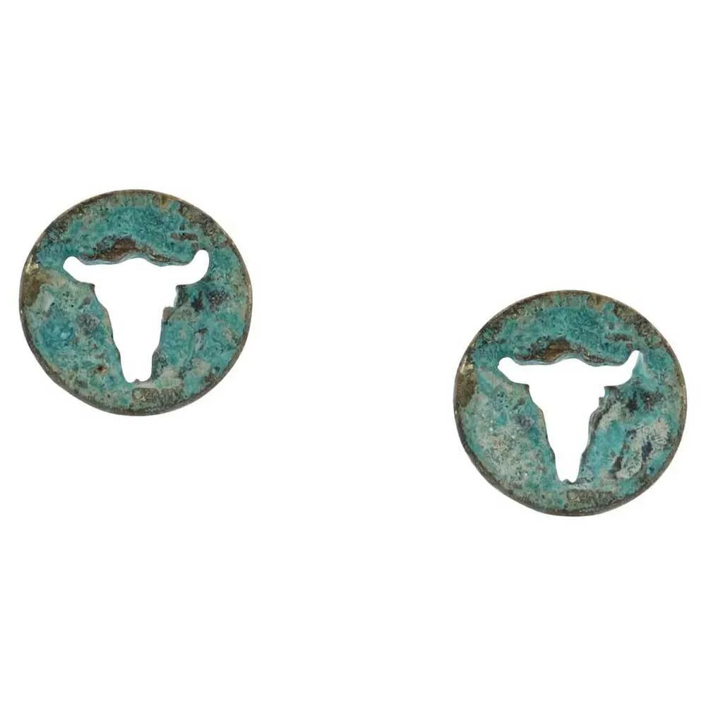 Montana Silversmith Vintage Nickel Attitude Earrings