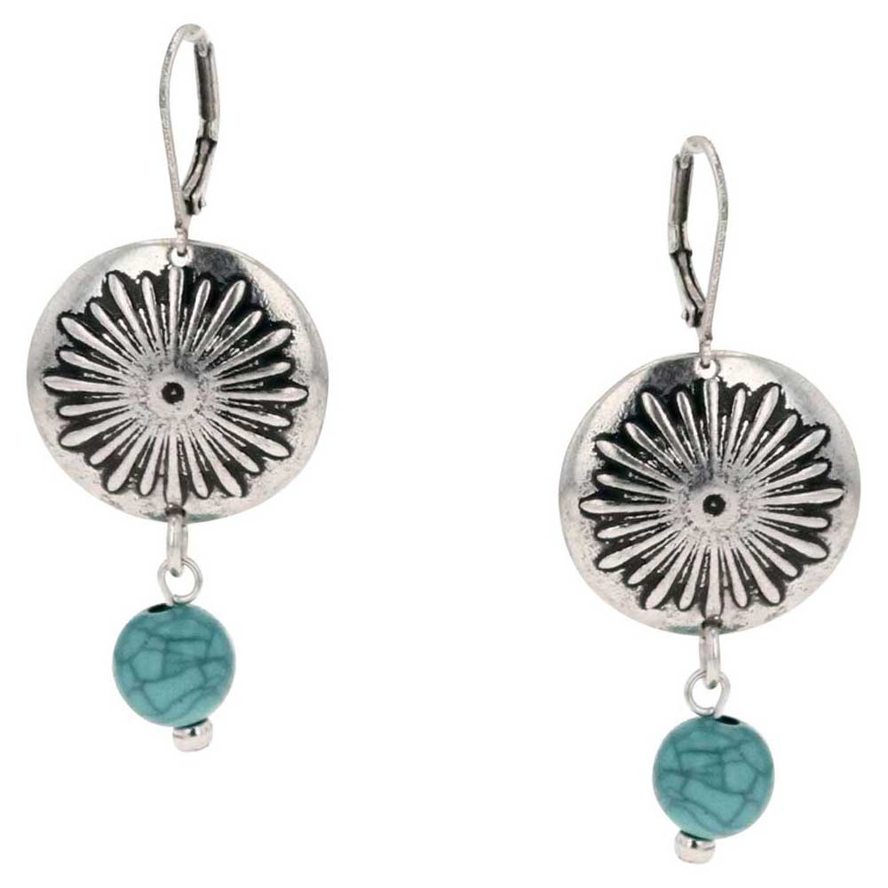 Montana Silversmith Sunburst Turquoise Attitude Earrings