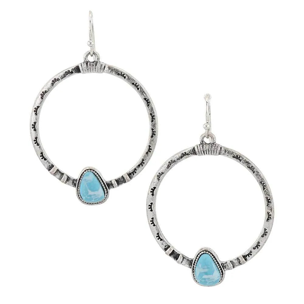 Montana Silversmith Women's Turquoise Touch Attitude Earrings