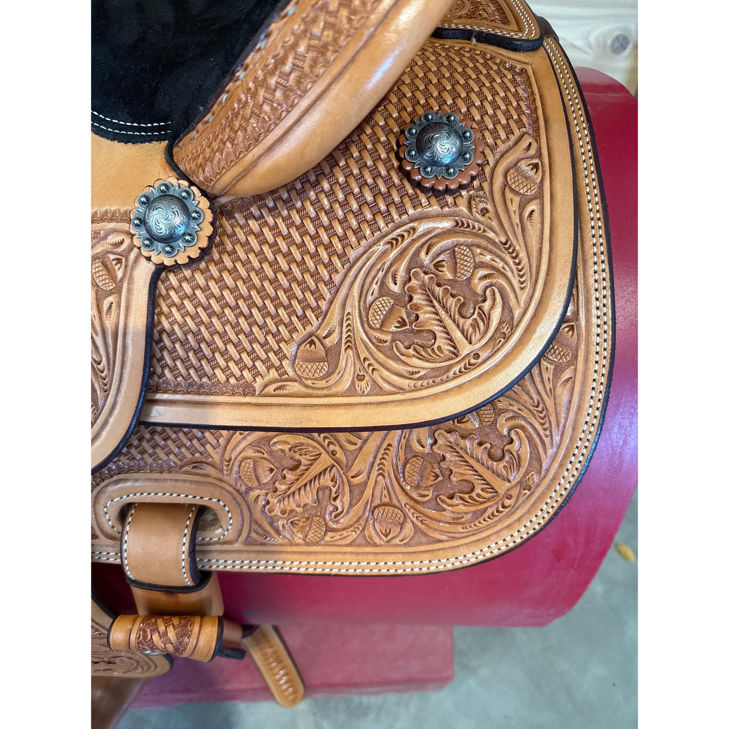 Irvine 16.5" OY Roper Saddle