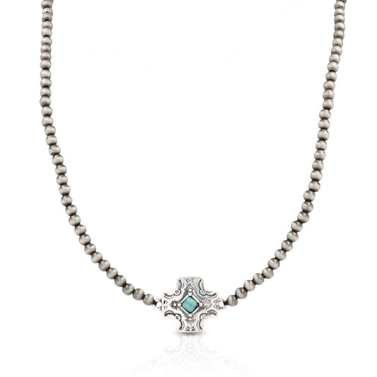 Montana Silversmith Attitude Necklace Western Star Turquoise Bead