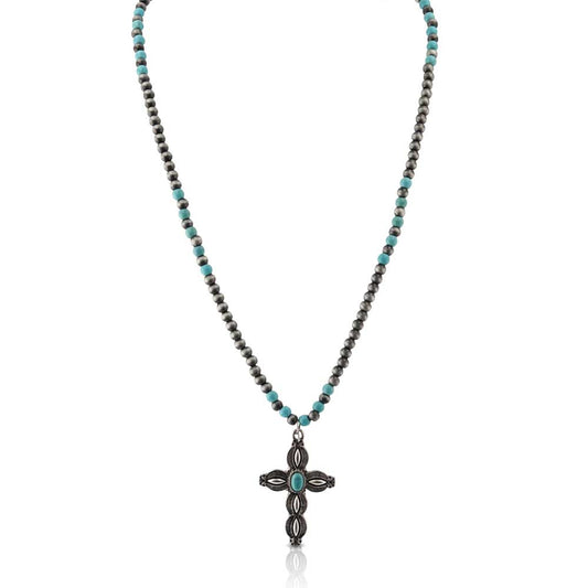 Montana Silversmith Attitude Necklace Faithful Beaded