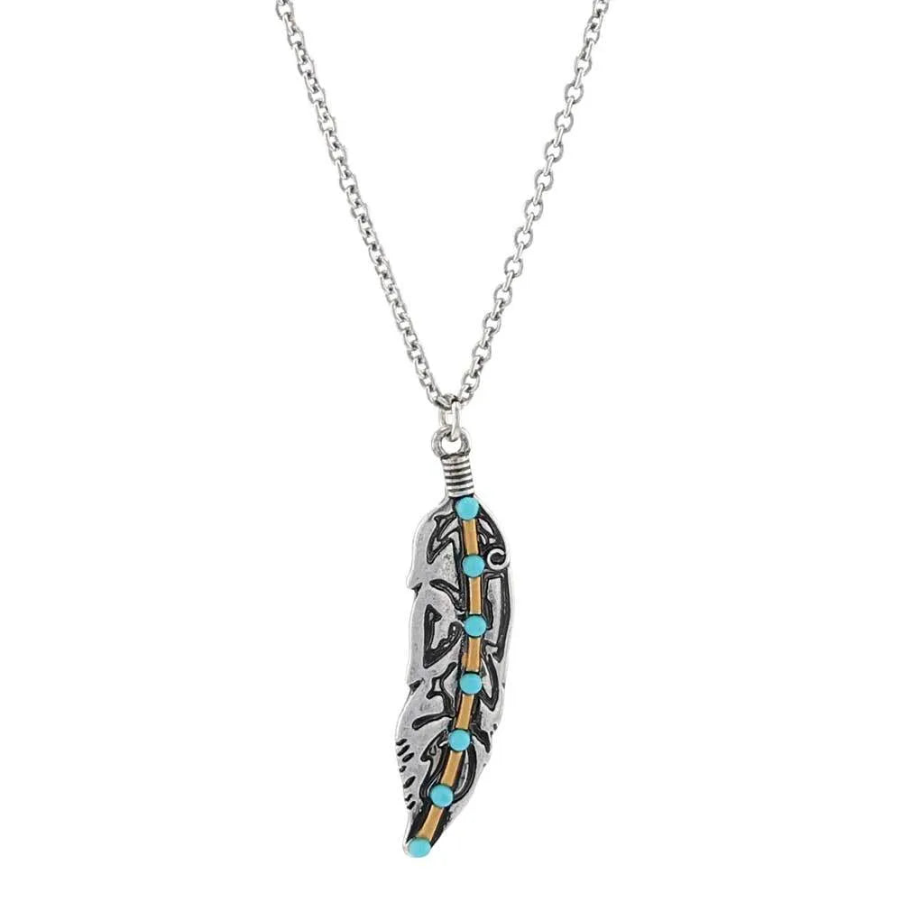 Montana Silversmith Women's Turquoise Takeoff Attitude Necklace