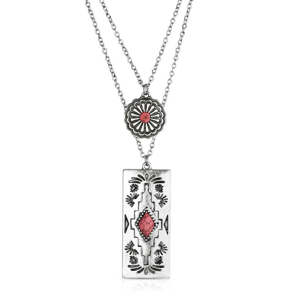 Montana Silversmith Bar B Pink Necklace