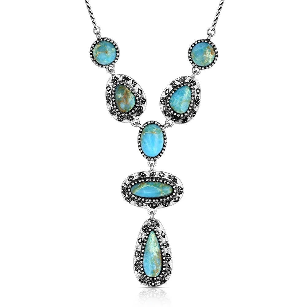 Montana Silversmiths Bold Horizon Turquoise Necklace