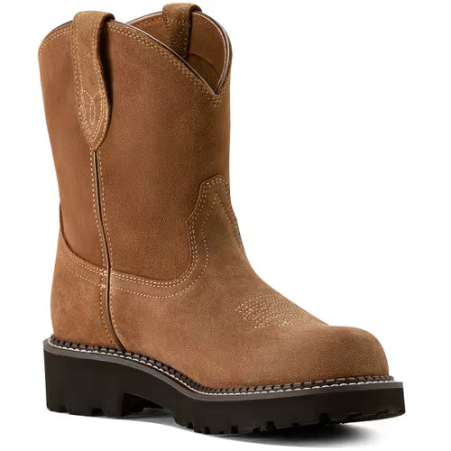 Ariat Women's Fatbaby Slouch Western Boot- Crushed Peanut