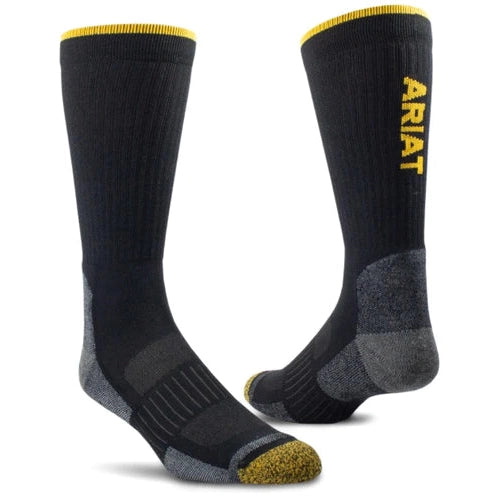 Ariat TEK Series High Performance Crew Socks - 2pck