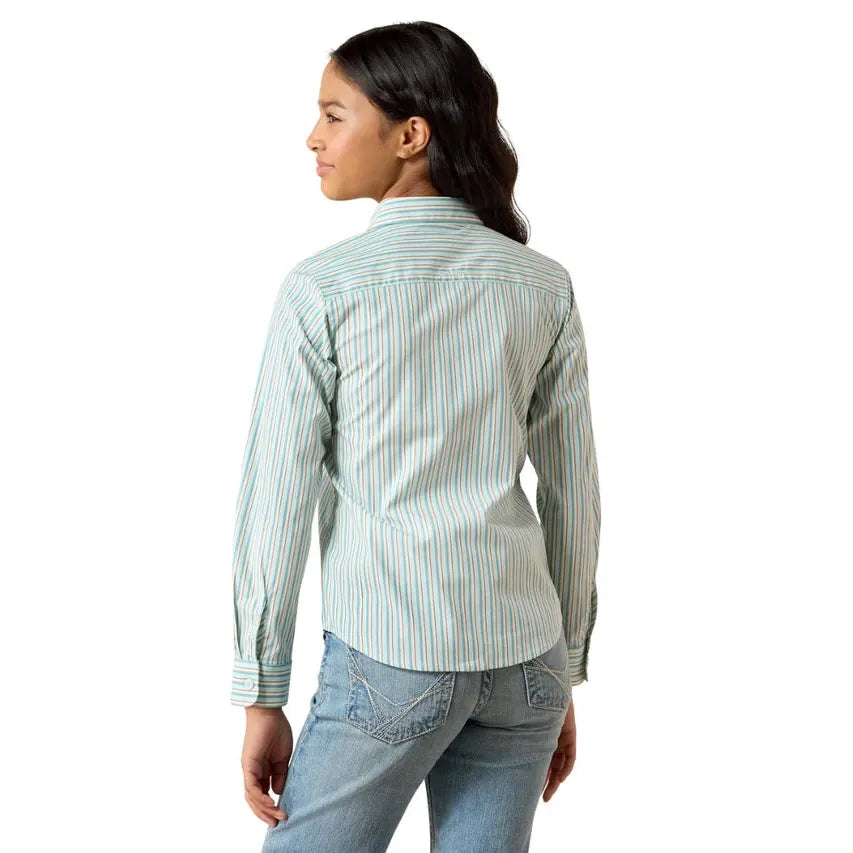 Ariat Youth Team Kirby Shirt - Aquaesque