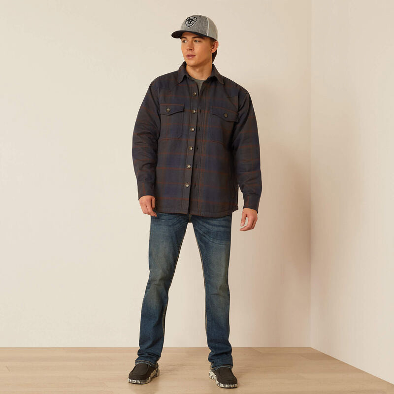Ariat Men's Herbert Retro Shirt Jacket- Parisian Night
