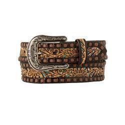Ariat Women's Angel Ranch Sunflower Filigree Turquoise Belt