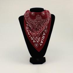 Ariat 22 x 22 Bandana- Burgundy - Irvine Tack & Western Wear
