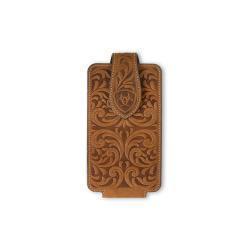 Ariat Cell Phone Case - Scrolling Embossed Cell Phone Case- Medium Brown