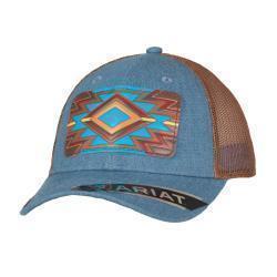 Ariat Women's Leather Patch Cap- Denim