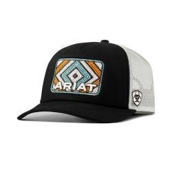Ariat Women's Rectangle Embroidered Patch Cap- Black