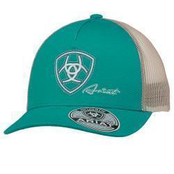Ariat Women's Snap Shield Embroidered- Turquoise