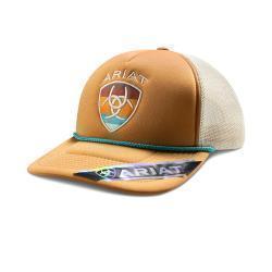 Ariat Women's Striped Patch Cap- Camel