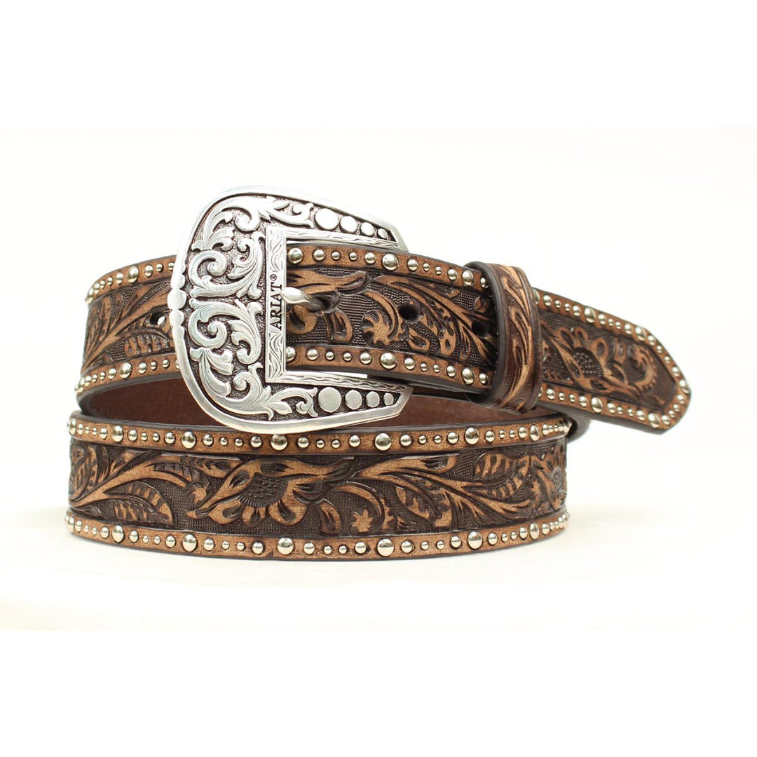 Ariat Ladies Embossed Belt - Brown