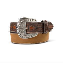 Ariat Men's Crazy Horse Body Belt- Brown